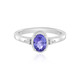 Anillo en plata con Tanzanita