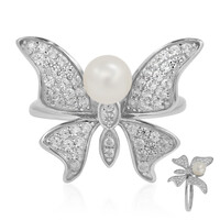 Anillo en plata con Perla Freshwater