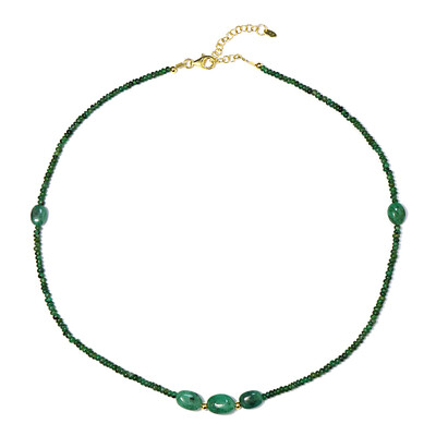 Collar en plata con Esmeralda de Zambia