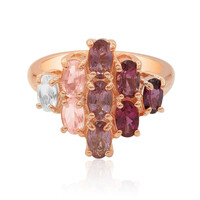 Anillo en plata con Rodolita