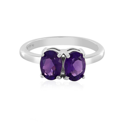 Anillo en plata con Amatista de Siberia