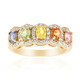 Anillo en plata con Zafiro verde