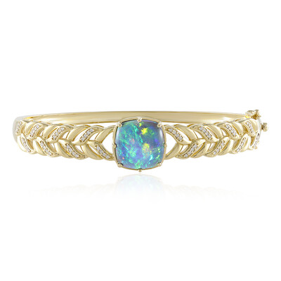 Brazalete en oro con Ópalo de Mezezo (de Melo)