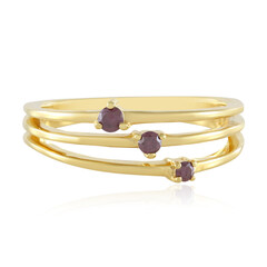 Anillo en plata con Diamante púrpura I2