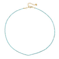 Collar en plata con Apatita azul