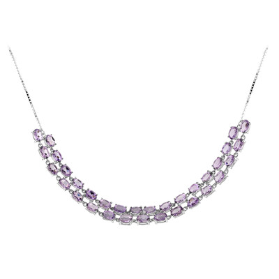 Collar en plata con Amatista