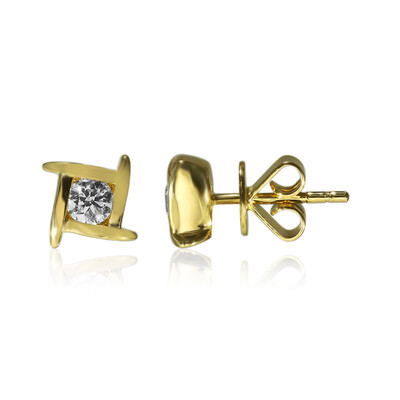 Pendientes en oro con Diamante VS2 (F) (adamantes [!])