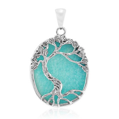 Colgante en plata con Amazonita (Art of Nature)