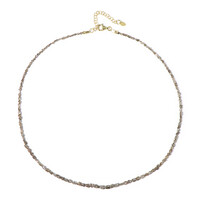 Collar en plata con Diamante champán