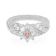 Anillo en plata con Zafiro Padparadscha