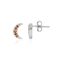 Pendientes en plata con Citrino