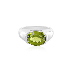 Anillo en plata con Peridoto