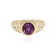 Anillo en oro con Amatista de Uruguay (Ornaments by de Melo)