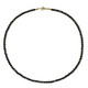 Collar en plata con Obsidiana dorada