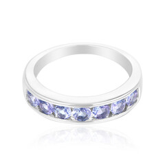 Anillo en plata con Tanzanita