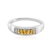 Anillo en plata con Citrino