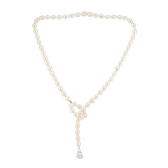 Collar en plata con Perla blanca Freshwater (TPC)
