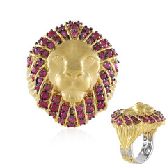 Anillo en plata con Rubí de Birmania (Gems en Vogue)