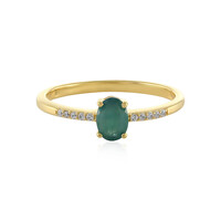 Anillo en plata con Grandidierita