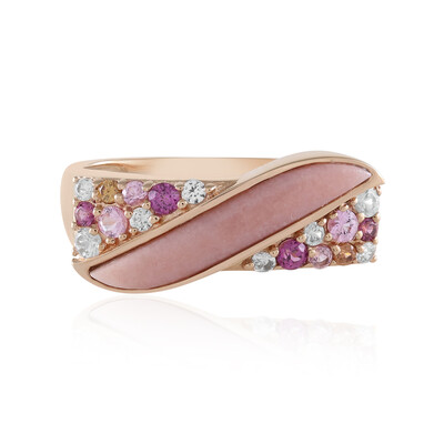 Anillo en plata con Ópalo rosa (KM by Juwelo)