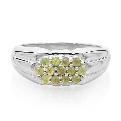 Anillo en plata con Alejandrita