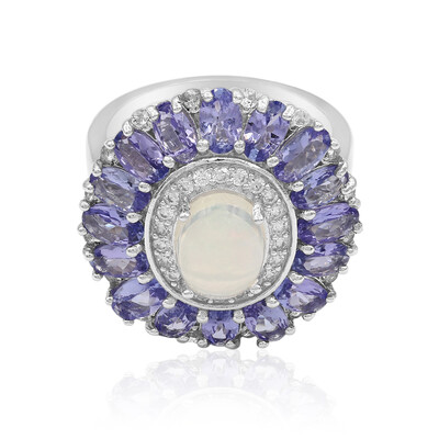 Anillo en plata con Ópalo de Welo