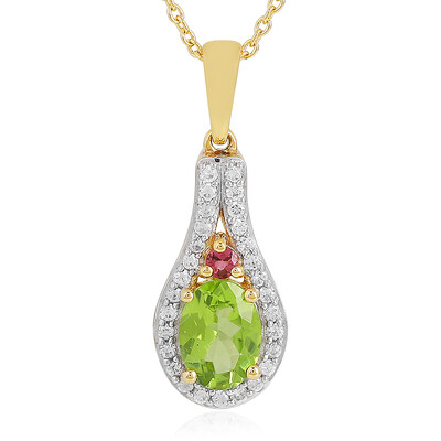 Collar en plata con Peridoto