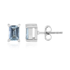 Pendientes en plata con Aguamarina