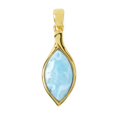Colgante en plata con Larimar