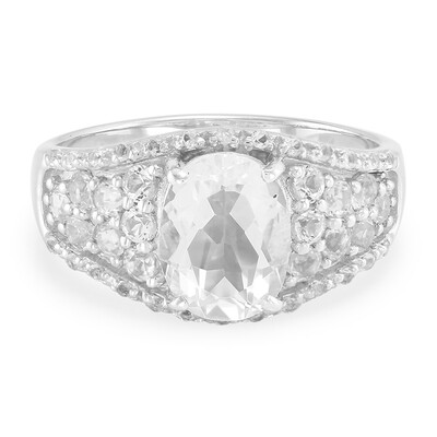 Anillo en plata con Petalita