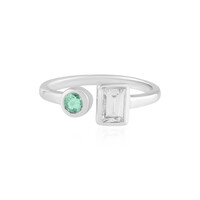 Anillo en plata con Esmeralda de Colombia