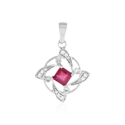 Colgante en plata con Rubí de Madagascar