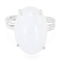 Anillo en plata con Calcedonia de Turquía