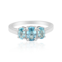 Anillo en plata con Zircón de Ratanak Kirí
