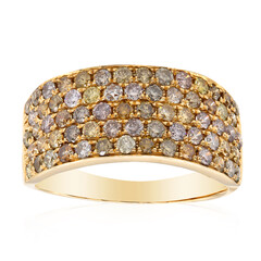 Anillo en oro con Diamante fancy SI2 (CIRARI)