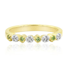 Anillo en oro con Demantoide de Rusia