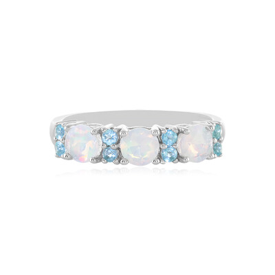 Anillo en plata con Ópalo de Welo