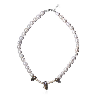 Collar en plata con Perla Freshwater (TPC)