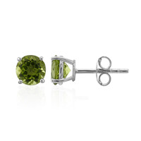 Pendientes en plata con Peridoto de Birmania