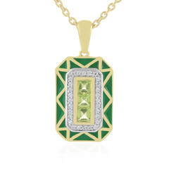 Collar en plata con Peridoto