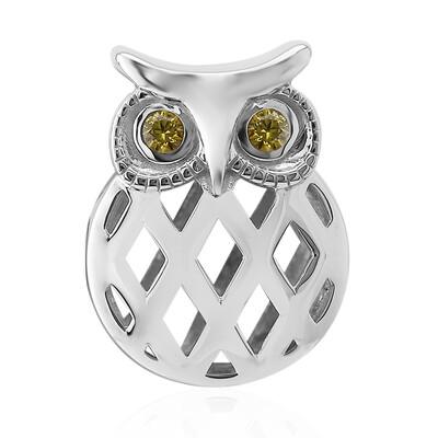 Colgante en plata con Zafiro amarillo (Annette)