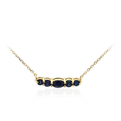 Collar en oro con Zafiro de Kanchanaburi
