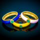 Anillo en plata con Esmeralda de Rusia