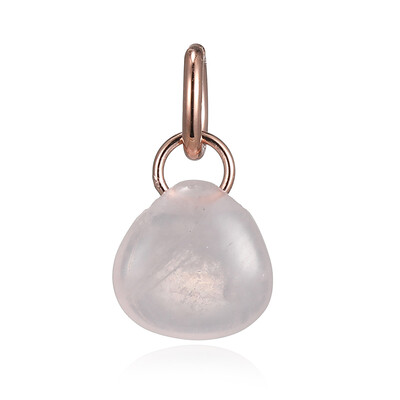Colgante en plata con Cuarzo rosa