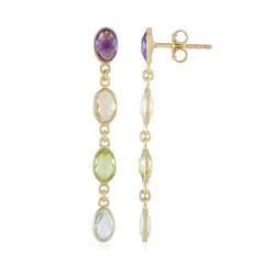 Pendientes en plata con Amatista