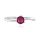 Anillo en plata con Rubí de Bemainty