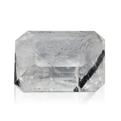 Piedra preciosa con Cuarzo rutilado negro