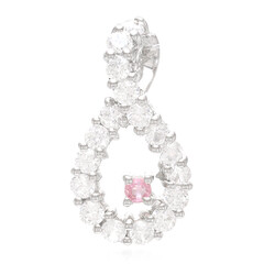 Colgante en plata con Zafiro Padparadscha