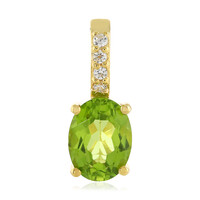 Colgante en plata con Peridoto