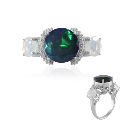 Anillo en plata con Ópalo de Mezezo